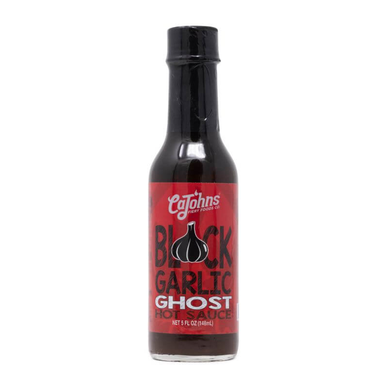 CaJohns Black Garlic Ghost Pepper Hot Sauce