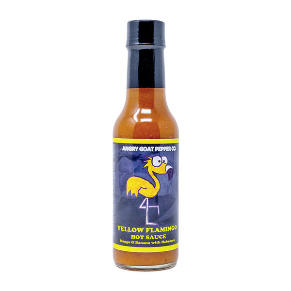 Angry Goat Pepper Co Yellow Flamingo Hot Sauce