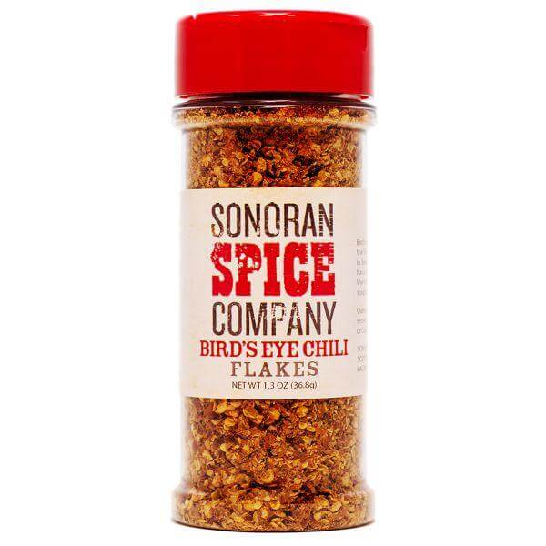 Bird&#39;s Eye Chili Flakes birds eye pepper Sonoran Spice 1.3 Oz 