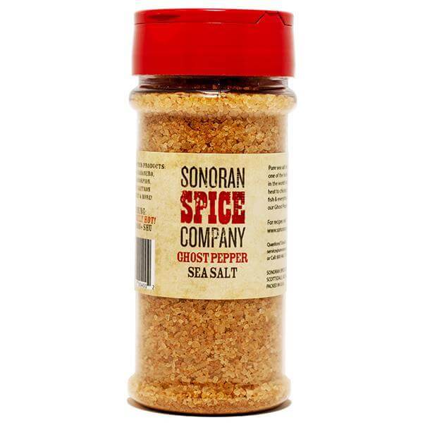 Ghost Pepper (Bhut Jolokia) Sea Salt Ghost Pepper Sonoran Spice 10 Oz 