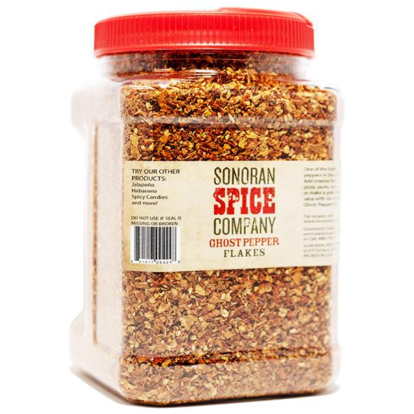 Ghost Pepper Flakes (Bhut Jolokia) Ghost Pepper Flakes Sonoran Spice 16 Oz 