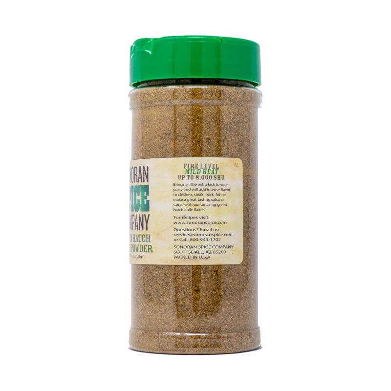 Hatch Green Chile Powder 100 Pure Chili Powder Sonoran Spice