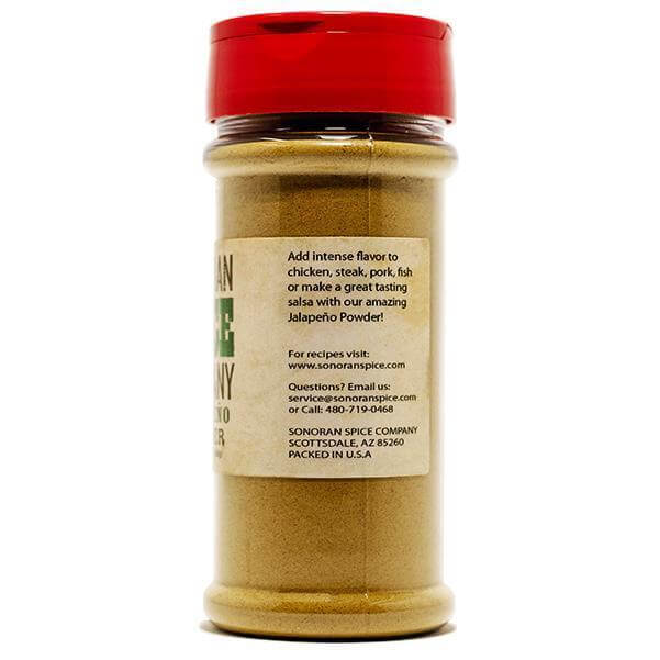Pure Ground Jalapeno Pepper Powder Seasoning Various Sizes Sonoran
