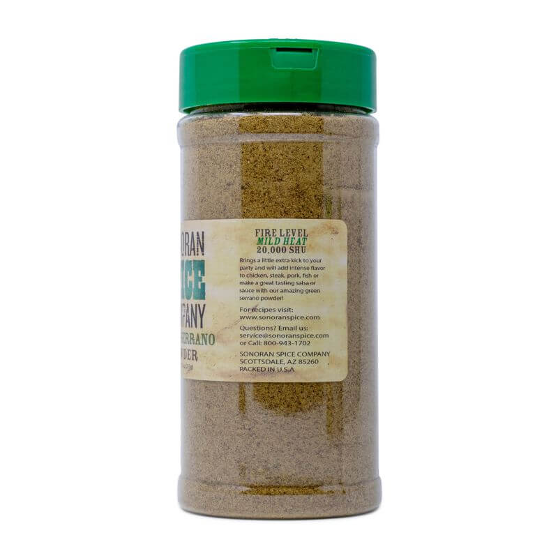 Buy Serrano Pepper Powder - 100% Pure & No Additives - Sonoran Spice